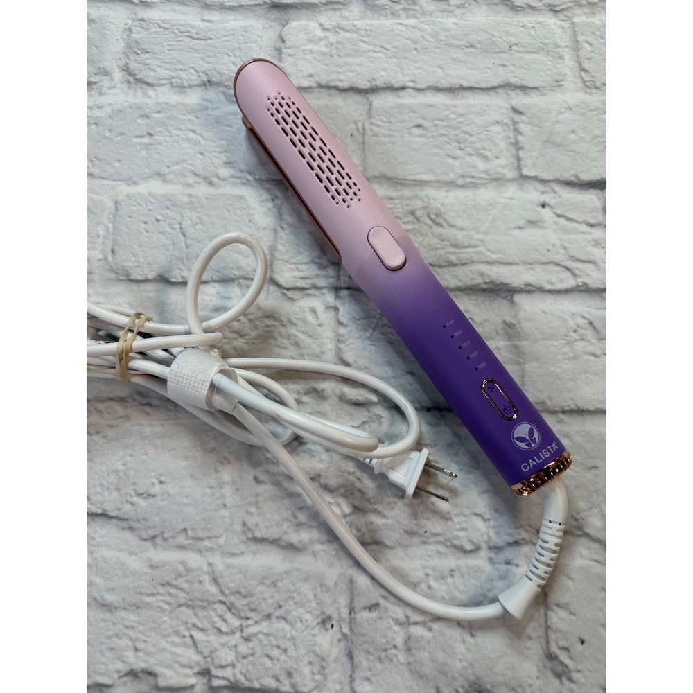 Calista AirGlide Cool Breeze Styler Hair Tool Purple Pink New Flat Iron